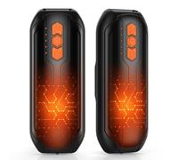 GARAID Lot de 2 Chauffe Main Rechargeable, Portable Chaufferette Main Reutilisable avec LED, 5 Modes de Chauffage Rapide, 6000mAh USB-C, Séparée Chaufferette pour Cadeau,Extérieur,Camping,Randonnée