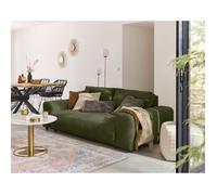 Garance - canapé droit 3 places - en velours côtelé - Vert