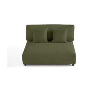 Garance - module d'assise 2 places - en velours côtelé - Vert