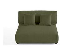 Garance - module d'assise 2 places - en velours côtelé - Vert