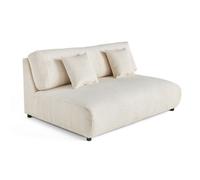 Garance - module d'assise 3 places - en velours côtelé - Beige