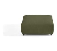 Garance - pouf modulable - en velours côtelé - Vert Vert