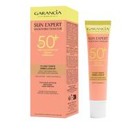 Garancia Fluide Solaire Teinté SPF50+ Visage Anti-Âge Anti-Taches Éclat | Très haute protection teintée. Algues rouges antioxydantes, unifie le teint et révèle l'éclat naturel