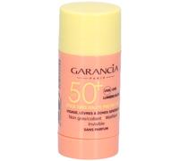 Garancia Stick Visage Lèvres Zones sensibles SPF50+ Crème Protection Solaire 15 g