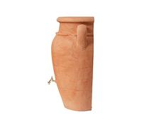 GARANTIA Amphore Antik Récupérateur d’Eau de Pluie 260L Terracotta - Réservoir Mural décoratif avec Bac à Plantes - Cuve Robuste et élégante pour Jardin, Terrasse et Espaces Extérieurs