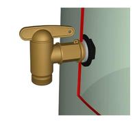 GRAF Otto gmbh Robinet Plastique doré 504044, Cuivré