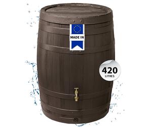 GARANTIA BARRICA tonne à eau 420 litres brun