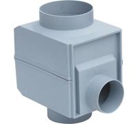 GARANTIA Collecteur de pluie DN 70-100, gris Incl. élément filtrant