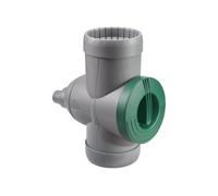 GARANTIA Collecteur d'eau Inox DN 68-100, gris incl. une cartouche de filtration