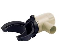 GARANTIA Collecteur SPEEDY Eco, sable, Récupérateur d’eau de pluie avec trop-plein automatique, Installation facile sans couper la gouttière, Mode été/hiver, Compatible descentes Ø80-100 mm