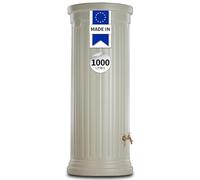 GARANTIA Colonne Romaine Recuperateur d Eau de Pluie 1000L Sable - Recuperateur Eau de Pluie, Récupérateur Eau de Pluie, Reservoir Eau, Cuve Eau de Pluie, Reservoir Eau de Pluie, Cuve 1000 litres