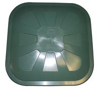 GARANTIA Couvercle pour récupérateur d'eau de pluie rectangulaire 203 litres, vert