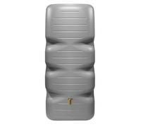 GARANTIA CUBUS Kit 1000 L, gris béton avec Robinet PE imitation Laiton