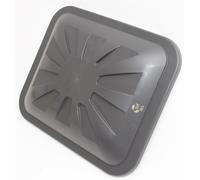 GARANTIA Cuve à eau de pluie couvercle rectangulaire 300 L, gris graphite