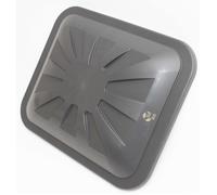 GARANTIA Cuve à eau de pluie couvercle rectangulaire 300 L, gris graphite