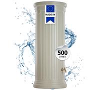 GARANTIA Colonne Romaine Recuperateur d Eau de Pluie 500L Sable - Recuperateur Eau de Pluie, Récupérateur Eau de Pluie, Reservoir Eau, Cuve a Eau, Récupérateur d'eau de Pluie, Citerne Eau de Pluie