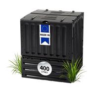 GARANTIA ECO-KING composteur 400 litres noir
