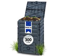 GARANTIA ECO-MASTER composteur en plastique 300 litres noir