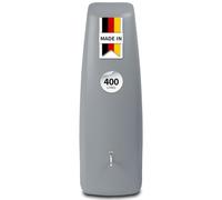 GARANTIA Elegance Recuperateur d Eau de Pluie 400L Gris - Cuve Murale décorative Design Moderne - Réservoir de Pluie Robuste pour Jardin, terrasse et extérieur