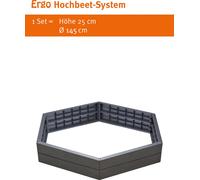 GARANTIA ERGO Système de plateaux surélevés XL Stone 6 panneaux avec connecteurs - 645109
