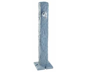 GARANTIA Fontaine GRANIT gris clair avec robinet laiton