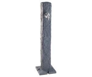 GARANTIA GRANIT borne d’eau granite foncé incl. robinet chromé