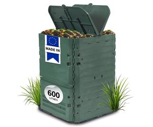 GARANTIA Kit Composteur THERMO-KING 600 L vert avec Grille de Fond