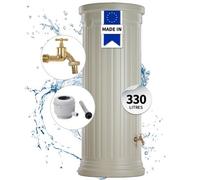 Garantia Récupérateur d’eau de pluie 330 L robinet et collecteur - Colonne romaine - 995108