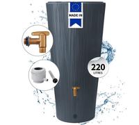 Garantia Cuve de récupération d’eau de pluie décorative - ø 58 x 120 cm - 995225