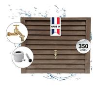 Garantia récupérateur d'eau Woody 350 L bois foncé