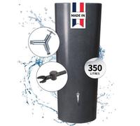 Récupérateur d'eau et collecteur aérien GARANTIA cylindrique gris , 350 l