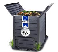 Composteur Thermo-Wood 400 L brun + grille de fond.