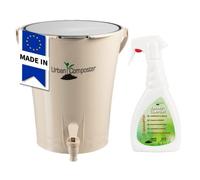 Kit composteur avec spray speedy compost Garantia 995238 beige