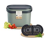 GARANTIA NOVA seau à biodéchets 8 litres agave / gris graphite