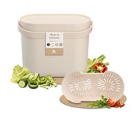 GARANTIA NOVA seau à biodéchets 8 litres beige sable