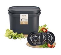 GARANTIA NOVA seau à biodéchets 8 litres gris graphite