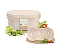 GARANTIA NOVA seau à compost 5 litres beige sable