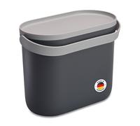 GARANTIA NOVA seau à compost 8 litres gris graphite / gris pierre