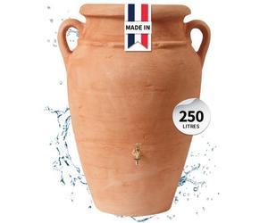 GARANTIA Réservoir Amphore ANTIK 250 L terracotta avec bac à plantes