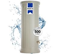 GARANTIA Réservoir Colonne romaine 500L sable, Collecteur d'Eau Pluviale Classique, Grand Capacité, Résistant aux Intempéries, Facile à Installer, Écologique et Durable pour Jardin, Terrasse