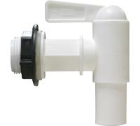 GARANTIA robinet de sortie pour tonne à eau 3/4'' blanc incl. joint et contre-écrou