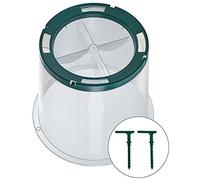 Garantia Sunny 645061 Cloche de Culture pour Fruits/légumes, avec ancrage au Sol et Creux d'irrigation, Transparente Ø 35 cm, Hauteur 30 cm