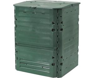 GARANTIA Thermo-King Composteur de Jardin 900L Vert - Bac à Compost extérieur Robuste - Composteur Grande capacité pour déchets organiques - Bacs à Compost Pratiques pour Potager et Jardin