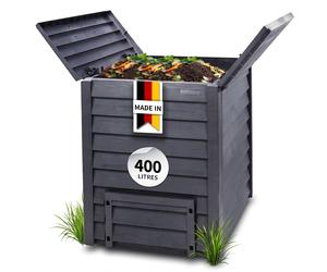 GARANTIA THERMO-WOOD Composteur 400 L, anthracite-brun