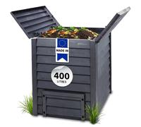 GARANTIA THERMO-WOOD composteur 400 litres anthracite-brun