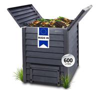 GARANTIA THERMO-WOOD composteur 600 litres anthracite-brun