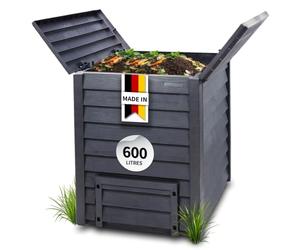 GARANTIA Thermo-Wood Composteur de Jardin 600L Brun