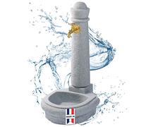 GARANTIA VENEZIA fontaine en pierre granite clair incl. robinet nostalgique