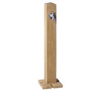 Garantia Wood Fontaine Bois Clair avec Robinet Laiton - Fontaine exterieure de Jardin, Fontaines extérieures, Fontaine Jardin, Fontaine de Jardin, Fontaine de Jardin Exterieur, Fontaine Exterieur