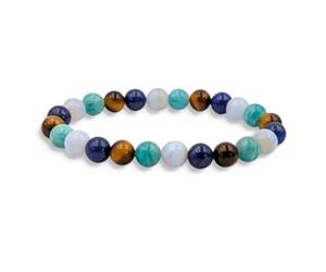 Garaulion Bracelet signe Astrologique Gémeaux - Curiosité, Communication et Vivacité - 4 pierres naturelles pour révéler le potentiel de votre signe du zodiaque | Homme & Femme